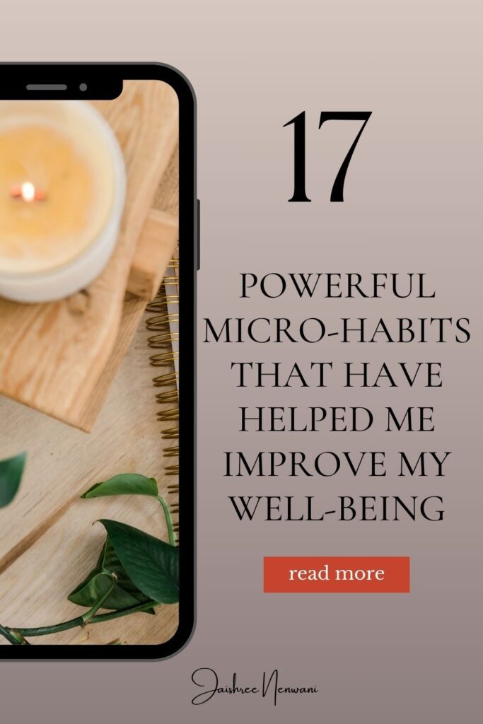 Powerful micro habits for well being 