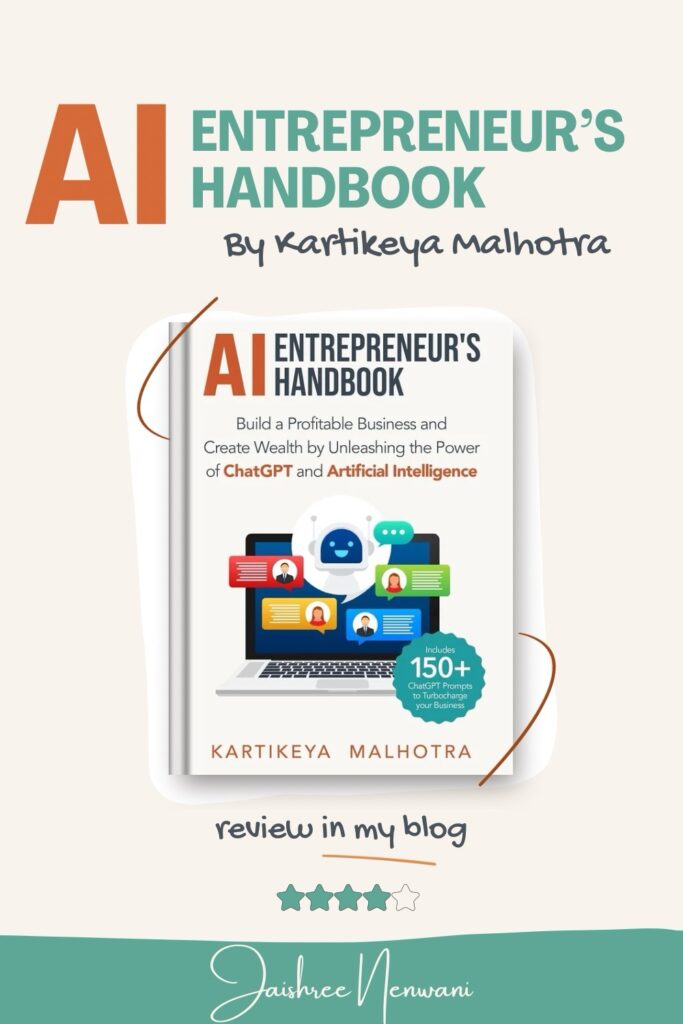 AI Entrepreneur's Handbook by Kartikeya Malhotra book review 