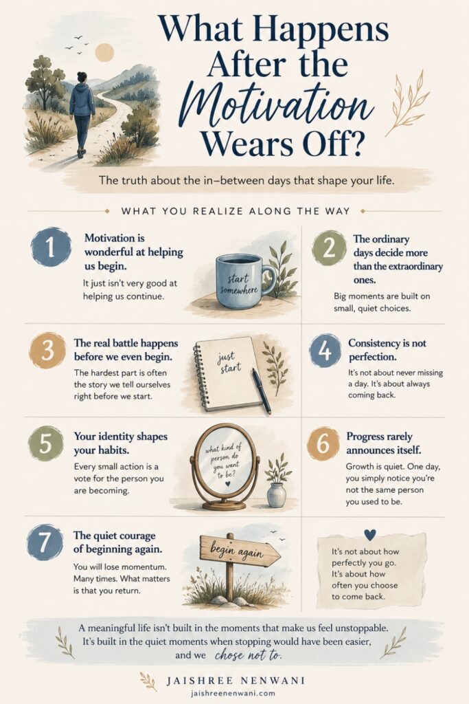 What Happens After the Motivation Wears Off?